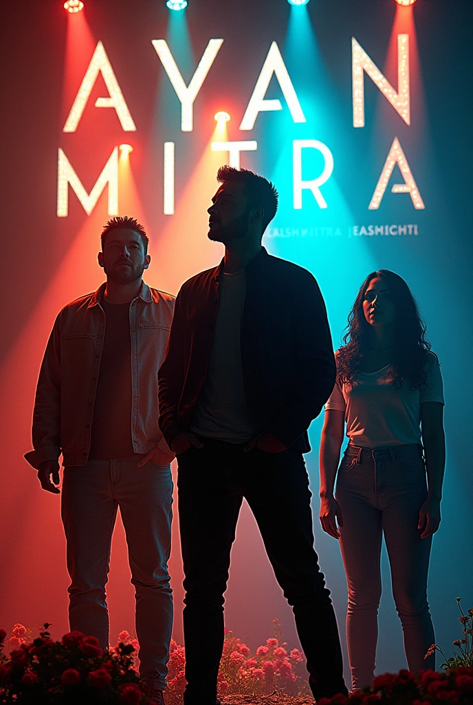Make a music band cover photo for you tube. The band name is Ayan Mitra