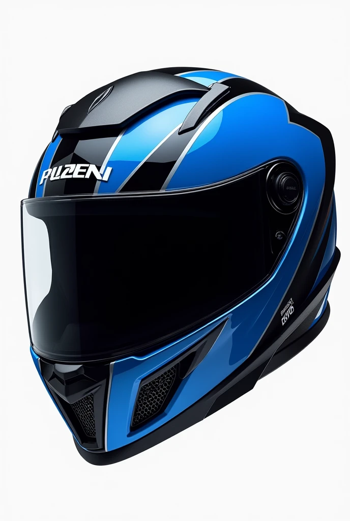 Blue and black helmet for pulsar Ns 160 2024 motorcycle