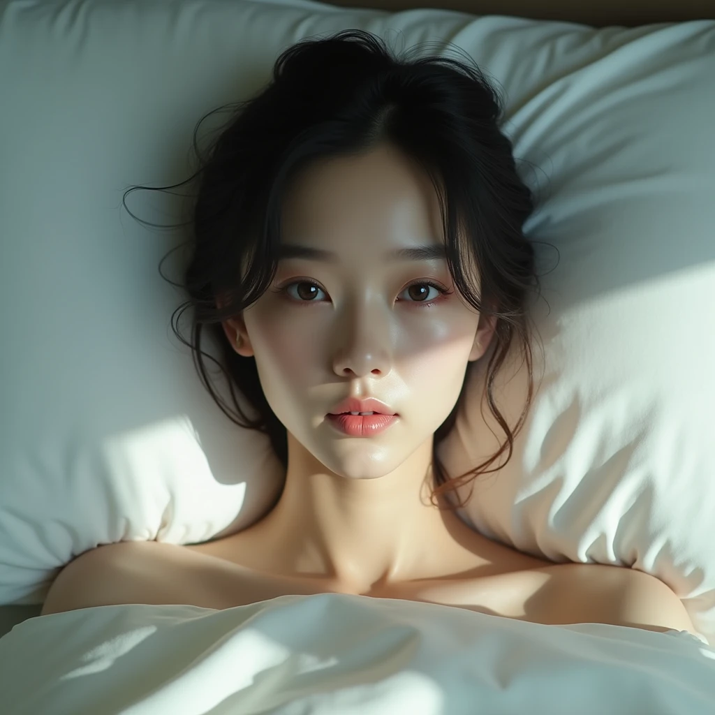 extremely quality photo, Clear focus, Epic realism, Realist, src_photo, Perfect alignment, Japanese young actress, extreme, on the bed