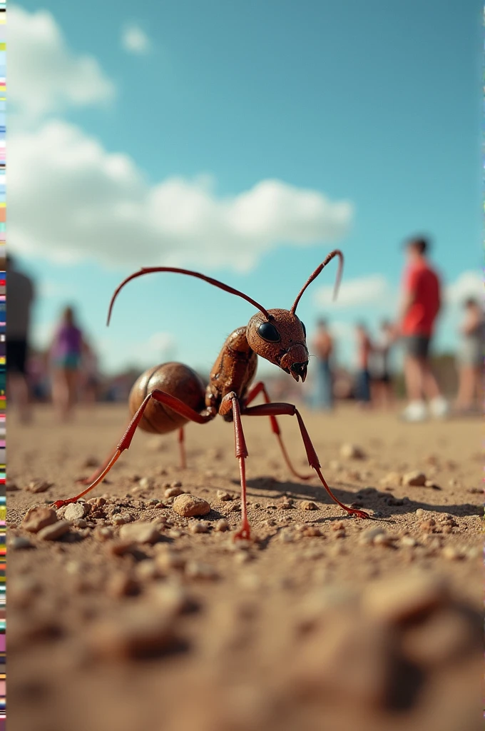 Ant nam and sky background in people