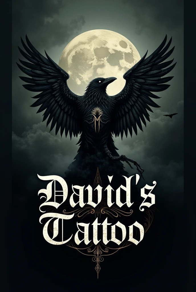 generate a logo for my tattoo studio with a gothic style and the name David's Tattoo or the initials DT