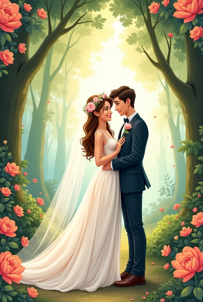 Disney poster with a picture of a young couple wearing wedding clothes with the title SIDO RABI