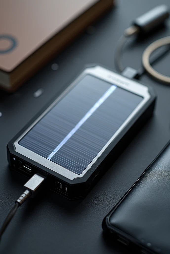 Smart amazing power bank with solar panels