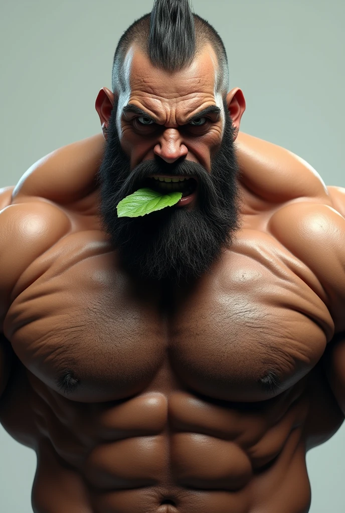 ボディービルダー,bulk, best quality, anger vein, salvia, facial hair, textured skin.