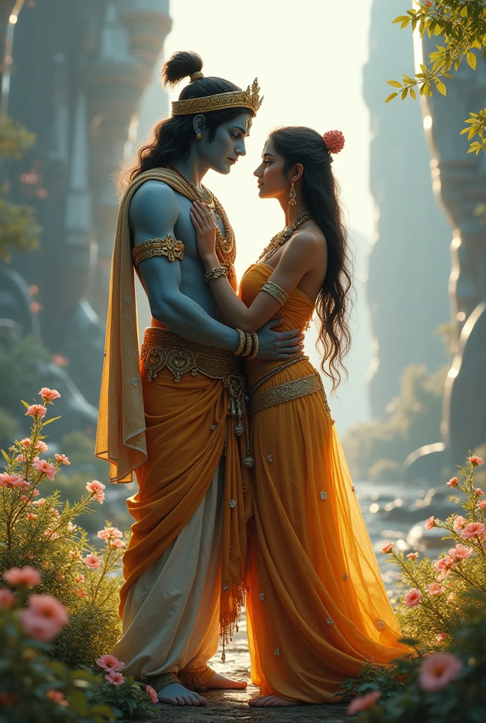 Lord Krishna future image photo with Radha
Romantic