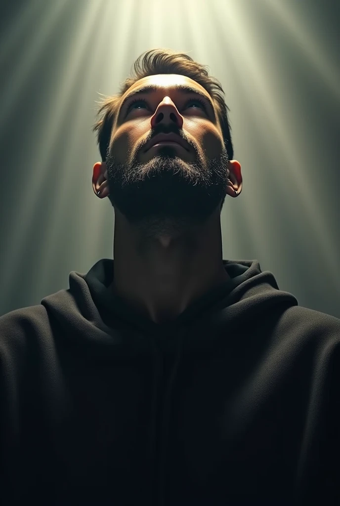 Photo of a Christian man with his face hidden