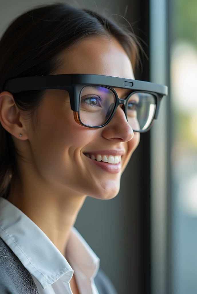 Glasses that convert text into voice to help people with dyslexia or visual problems