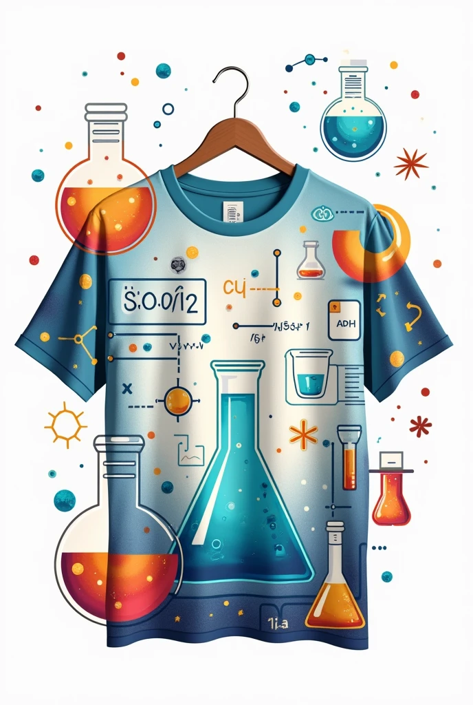 Make a shirt with a chemistry course print