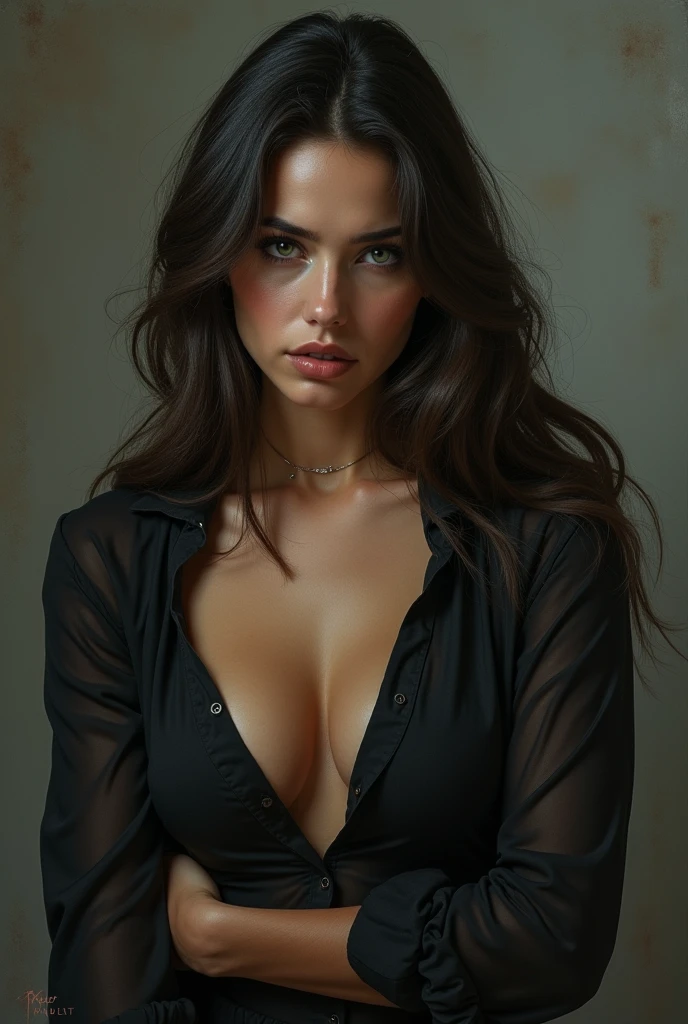 1 fille, gros seins nue,déshabillé , beau visage, debout coupe au carré, tresser, lèvres, cheveux longs, regarder le spectateur, les cheveux en desordre, cheveux brun laverne 1200A, servante, robe en haillons, dechirer dechiquete, clivage. Gros seins, bustier. tir à moitié du corps, réaliste, seulement, les dents sexy, séduisant. éclairage discret, sombre, naked, gros seins, tout le corps, entierement nue