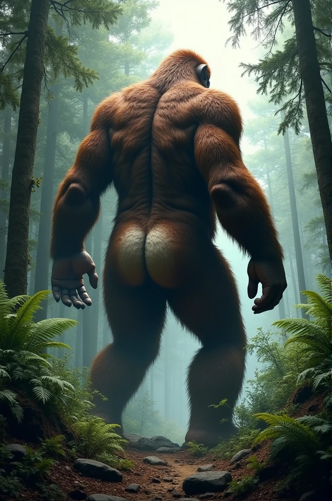 Bigfoot with fat ass
