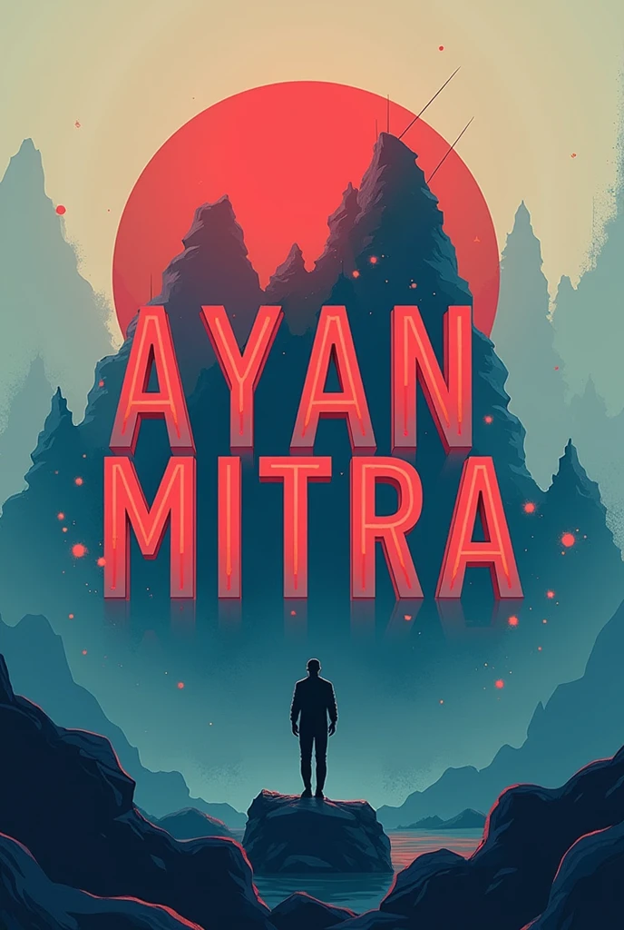 Make a cover photo with just font also no man included with this picture : Ayan Mitra