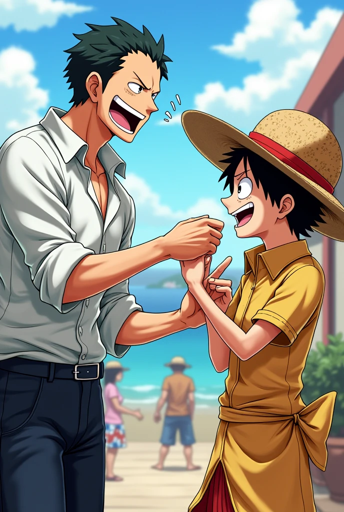 La réaction amusante de Robin et Sanji