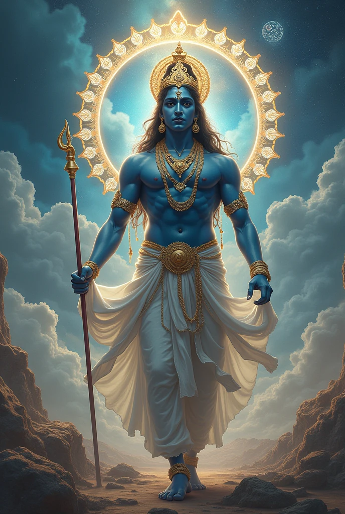 lord krishna in kalki movie White clothes