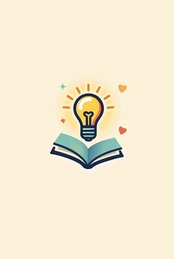 Craft a simple logo for a school podcast named “Ciep Talk,” featuring a light bulb and a notebook, using a pastel color scheme for a friendly vibe