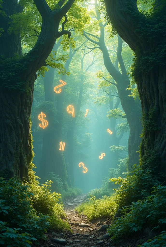 Numbers in forest