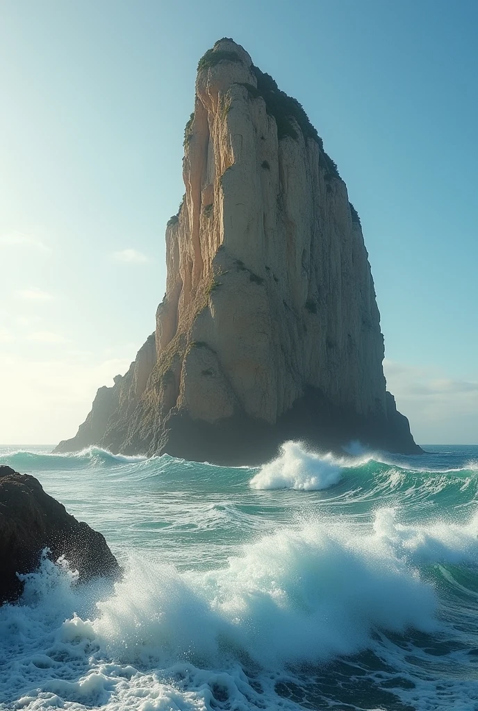 Create an ultrawide image of the Nazaré candle