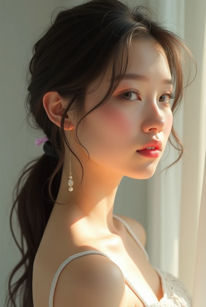 A full necked girl 
