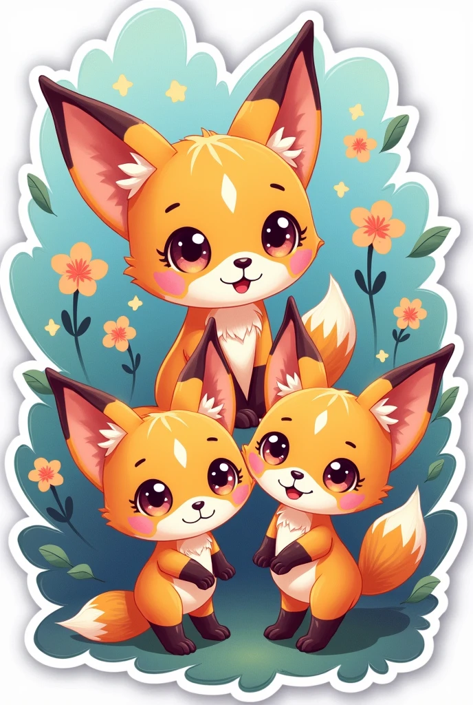 Create a sticker for makhana. It should say Magical Foxnuts