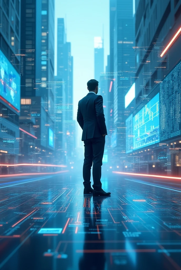 create a graphic image based on the title "driving business growth with digital media"