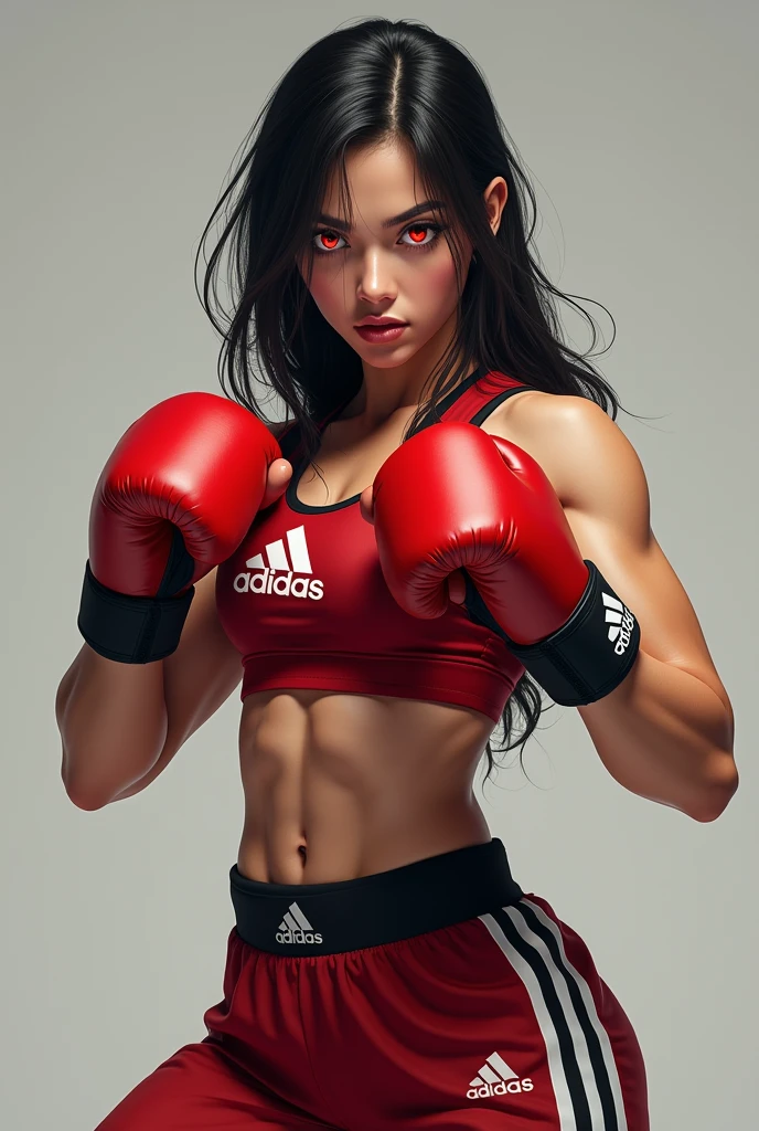 Female full body UFC bruised face