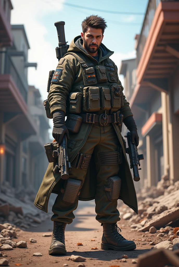 Character from the game fee fire