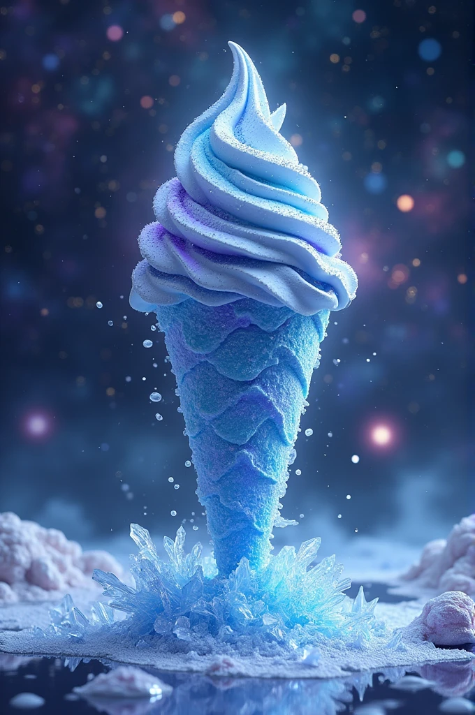 Image of the king ice cream with title karma ice cream