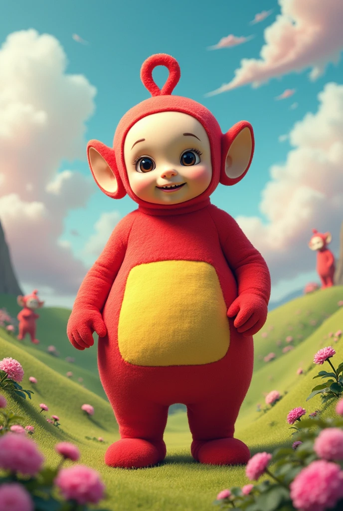 Teletubbie with fat tits
