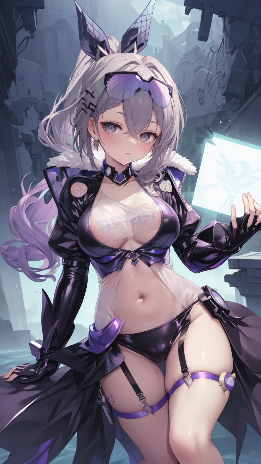 Highest quality、Ultra detailed high resolution Unity 8k wallpapers、Detailed perfect anatomy horny NSFW ((Obscene)) (((Brainwashing Specialty Lewd Battle Suit)))The underboob is visible Gigantic breasts ((高級see-through clear suit)) Brainwashed (Expose) ((black bridal gown)) glamorous Great body Fall ((Fallen into evil)) (Brainwashing Collar)(Brainwashing penis)