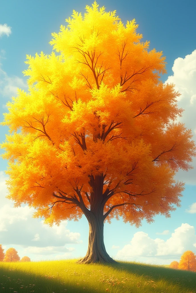A tree yellow

