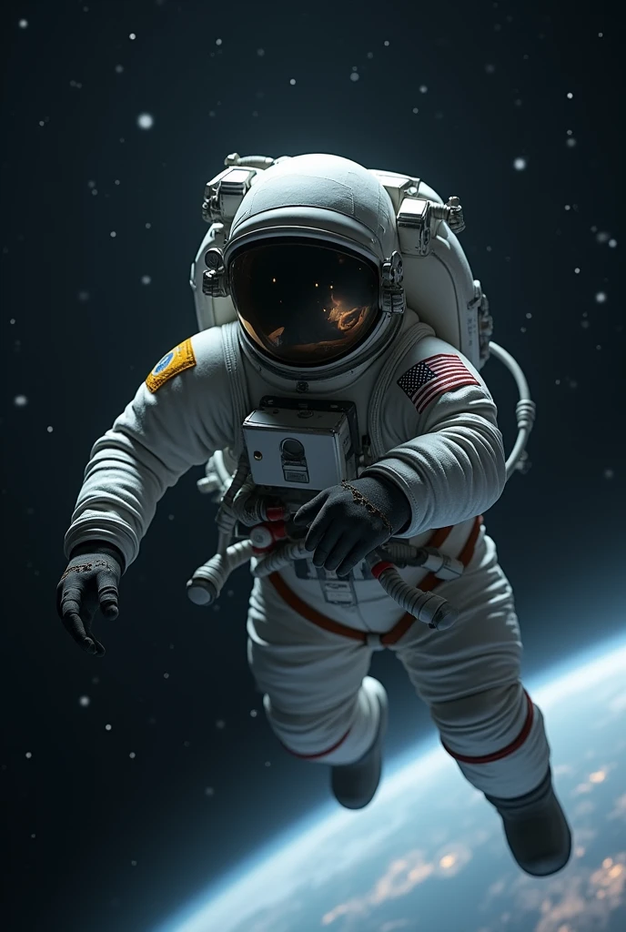 A coughing Astronaut