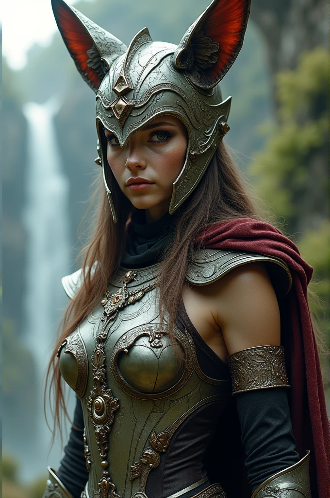 fox girl warrior helmet