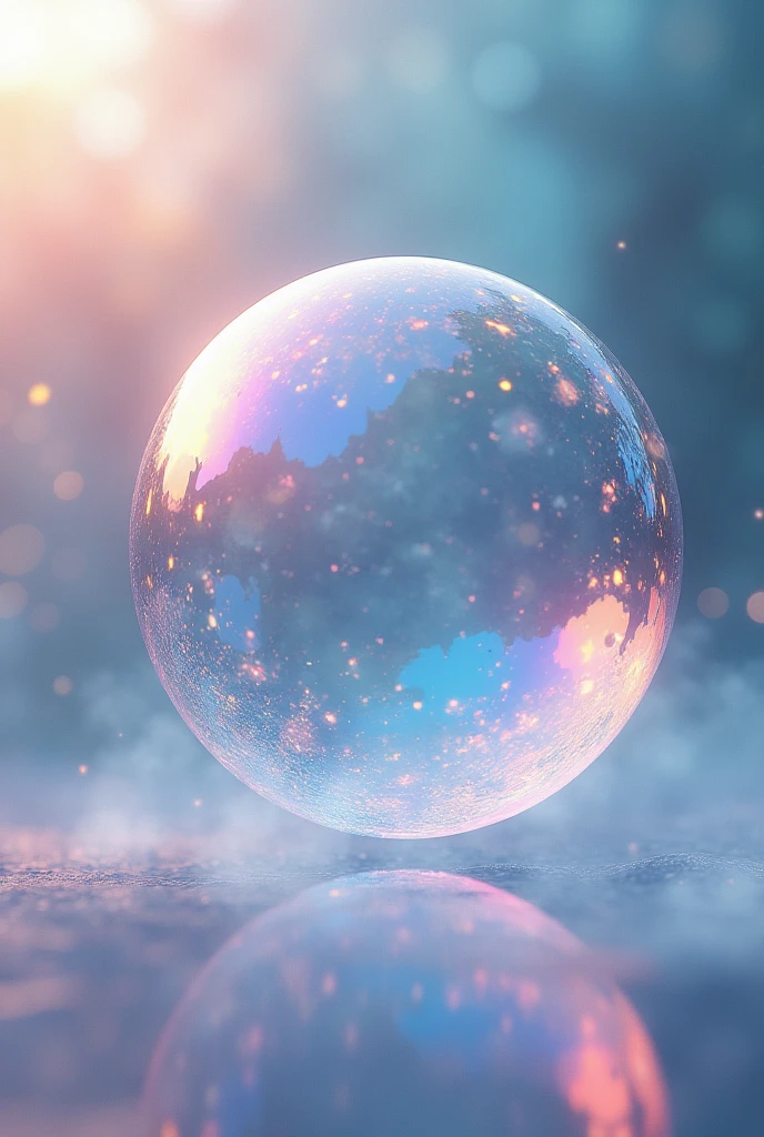 Create a soap bubble image