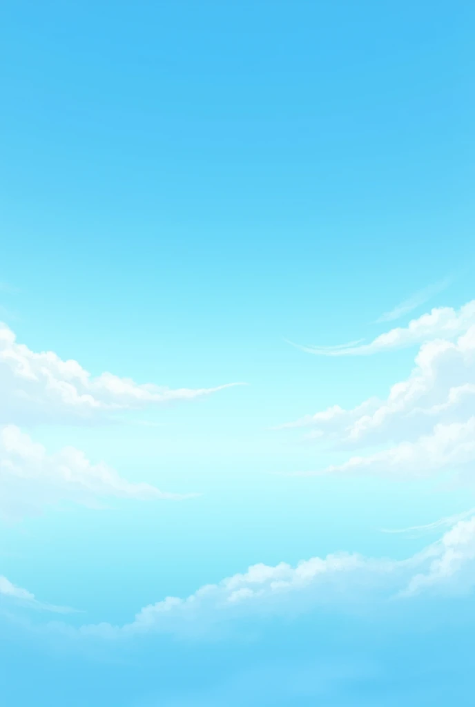 Imagin a blue sky with white clouds moving slowly