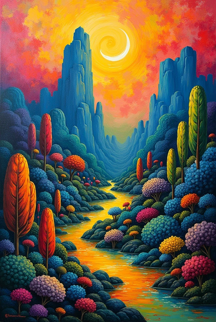 Draw a fauvism art
