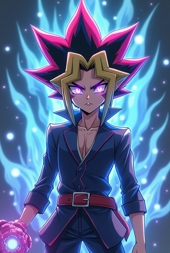 Yugi with Pokémon traits