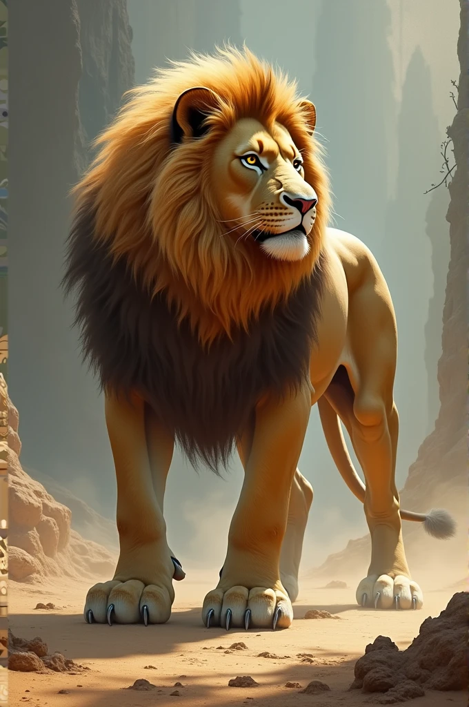 Six-legged lion 