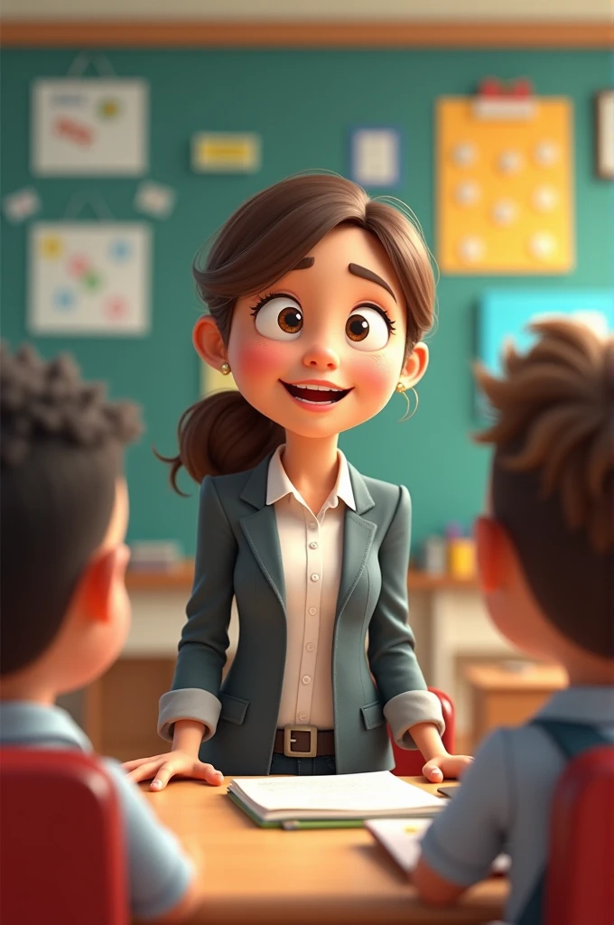 Teacher Cartoon photo cana sk questions for student