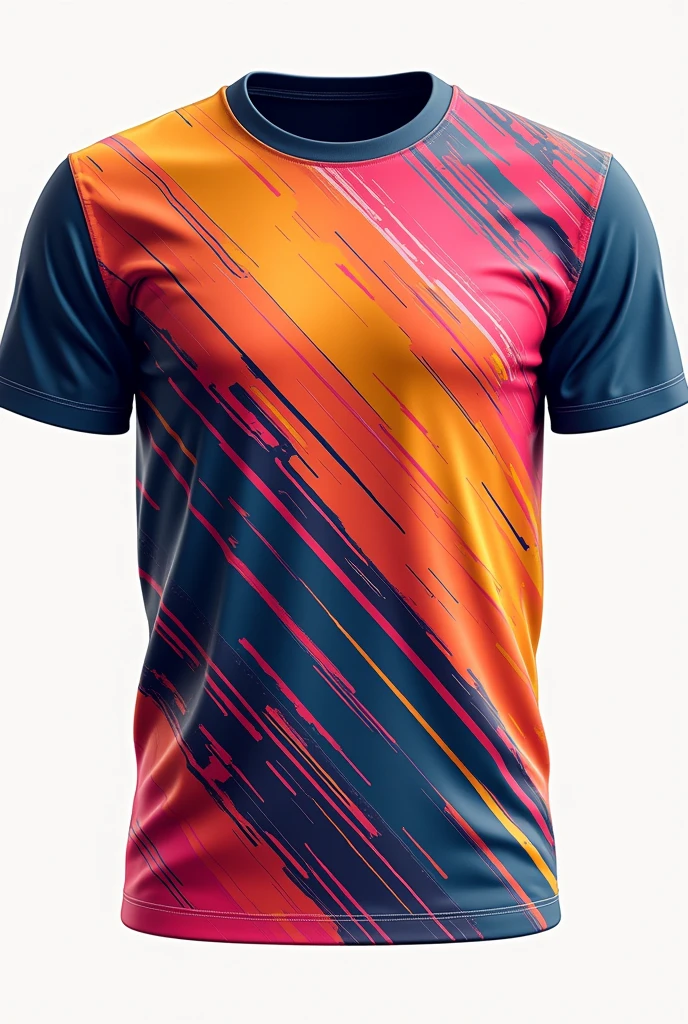 Tishirt design  stripe colour 
