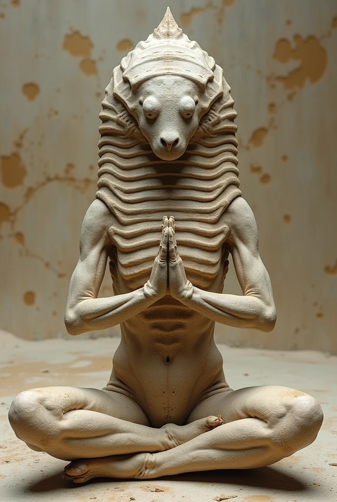 Fossil doing yoga