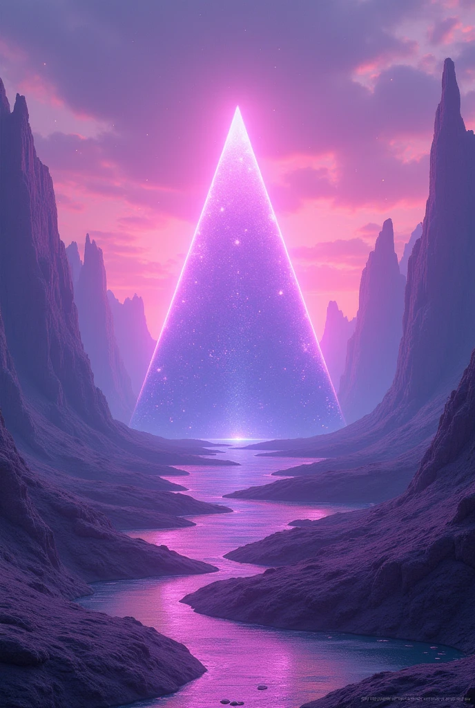 A landscape image with title ProWebPrism. Generally we can use violet colour for this