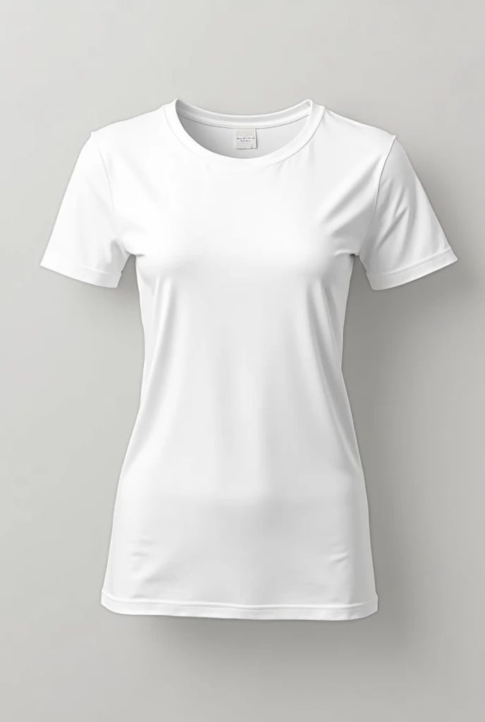    with high quality white slim t-shirt