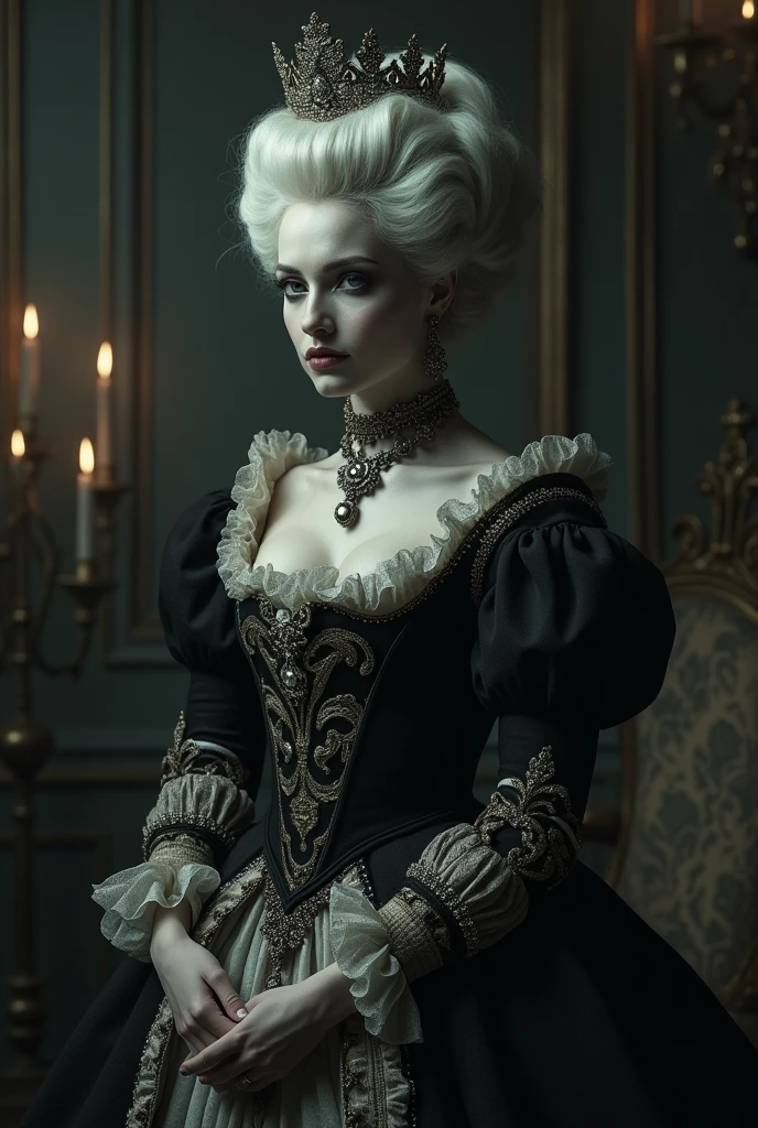 Dark maria antoinette woman 