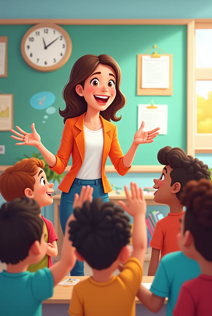 Teacher Cartoon photo  ask questions for student more other photo 