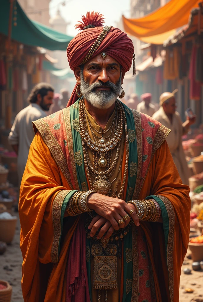 A rich trader Indian
