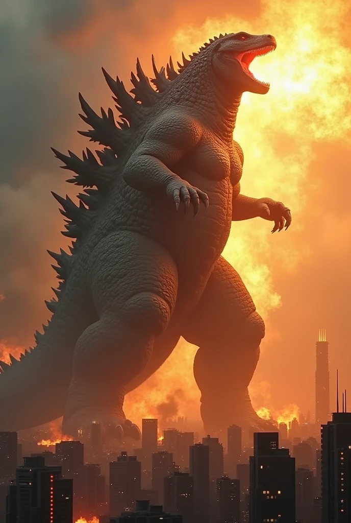spawns a Godzilla that spits flames out of its ass