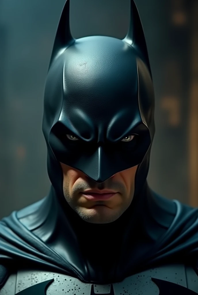 Batman's face with mask from the movie in high resolution