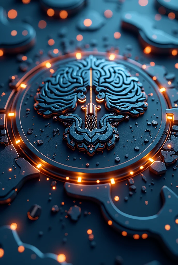 Make a logo of "Progressive sapiens" and add a tagline "igniting minds, connecting hearts" 3 d