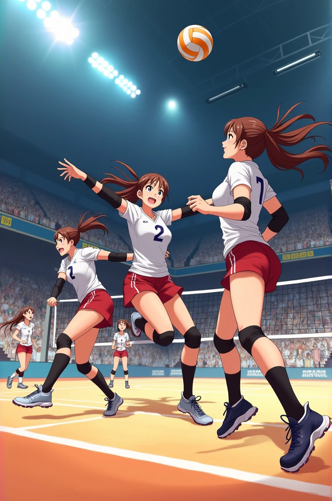 Women's volleyball anime