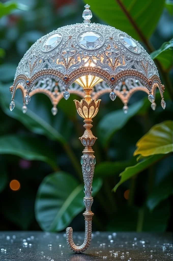 A diamond umbrella