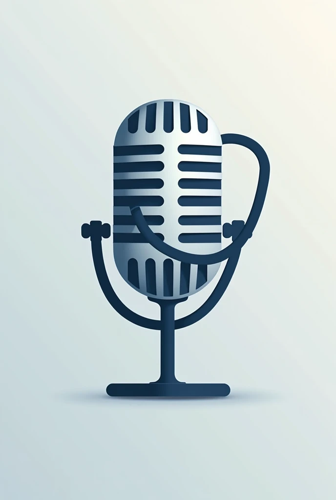 Logo that mixes microphone with stethoscope